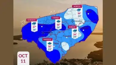 clima hoy en yucatán prevén lluvias fuertes y temperaturas de hasta 37 grados