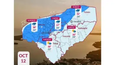 clima hoy en yucatán prevén lluvias y calor este lunes