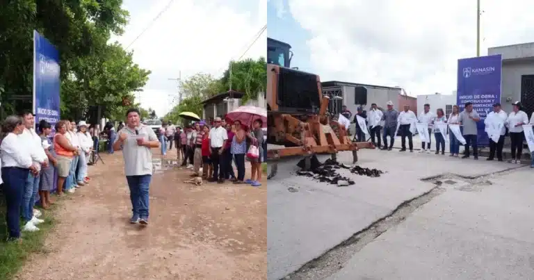 Para mejorar calles en Kanasín Che y Mulchechén (Foto de cortesía)