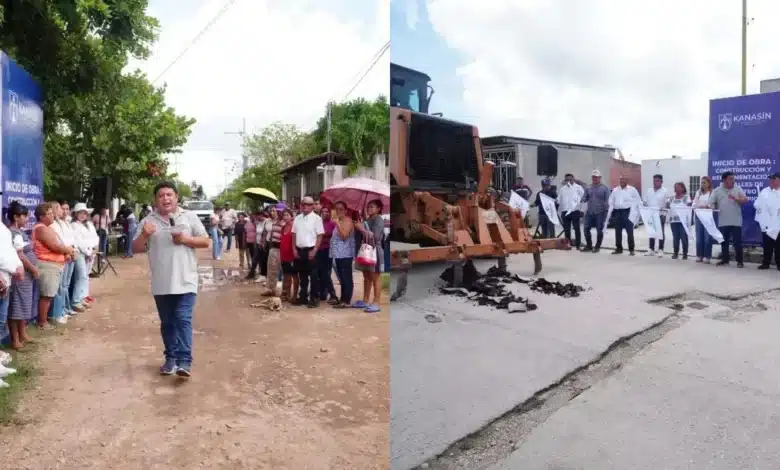 Para mejorar calles en Kanasín Che y Mulchechén (Foto de cortesía)