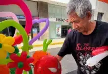 Soñó con vivir en Yucatán y hoy conquista Mérida con globos (Foto de Iridiany Martín)