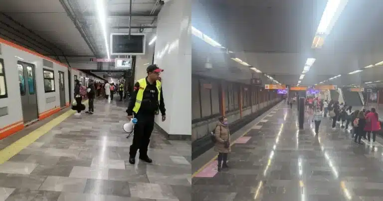 Usuarios reportan esperas de hasta 15 minutos en el Metro (Foto de Sandra Rojas)