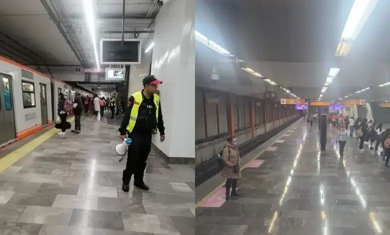 Usuarios reportan esperas de hasta 15 minutos en el Metro (Foto de Sandra Rojas)