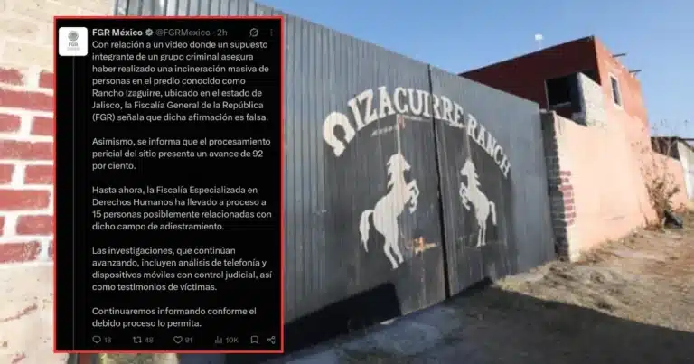 Caso Rancho Izaguirre: FGR desmiente incineración masiva (Fotos de internet)
