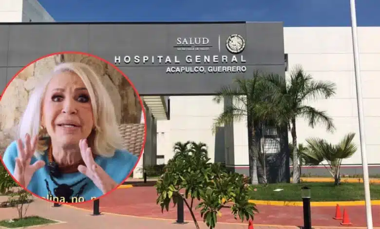 Fuerte dolor lleva a Laura Bozzo al hospital en Acapulco (Fotos de internet)
