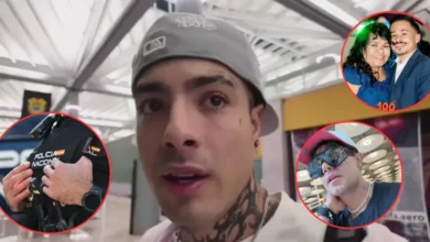 Presunta detención de Naim Darrechi (Fotos de redes sociales)