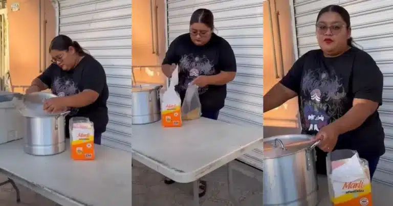 Sujeto acosa a su ex empleada por emprender en puesto de tamales (Foto de redes sociales)