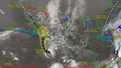 Clima hoy: tormenta tropical Vance y línea seca provocarán fuertes lluvias (Imagen de Conagua)