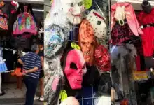 Demanda de disfraces en el centro de Mérida (Foto de Darcet Salazar)