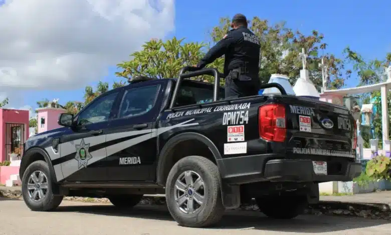 Refuerzan vigilancia en mercados y panteones de Mérida por Día de Muertos (Foto de cortesía)