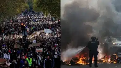 Protestas paralizan París, cientos de detenidos (Fotos de internet)