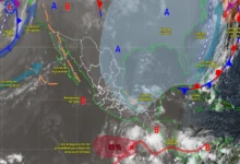 frente frío 2 provoca lluvias intensas en veracruz y fuertes vientos
