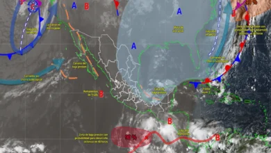 frente frío 2 provoca lluvias intensas en veracruz y fuertes vientos