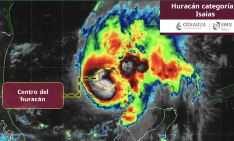 huracán isaías alcanza categoría 1 y avanza rumbo al norte