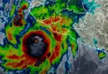 huracán simon categoría 4 y rachel estados afectados hoy