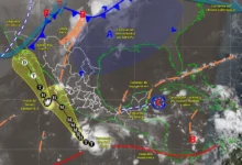 huracán simón y tormenta trudy desatan lluvias en méxico