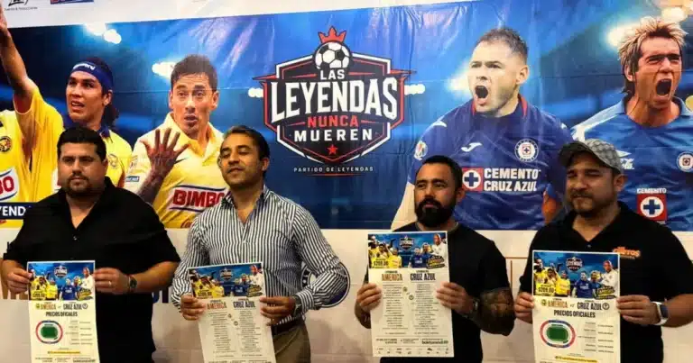 leyendas del américa y cruz azul jugarán en mérida el 31 de octubre