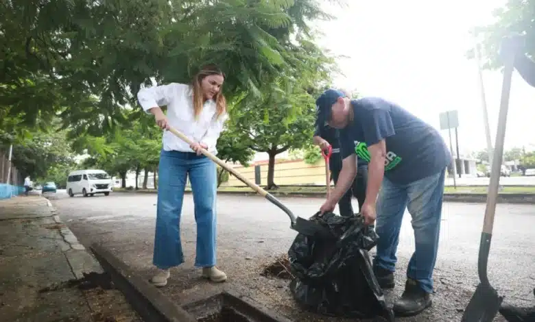 más de mil trabajadores atienden contingencias por lluvias en mérida