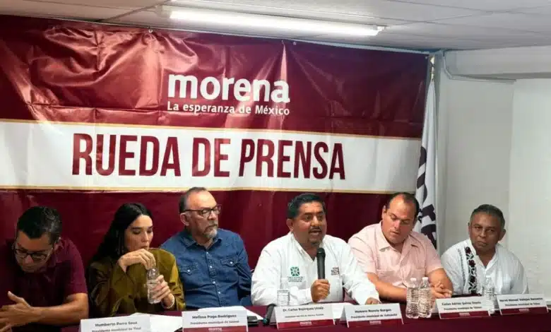 morena presenta avances y proyectos de cinco municipios de yucatán
