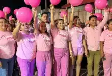 movimiento rosa promueve la prevención del cáncer de mama en kanasín