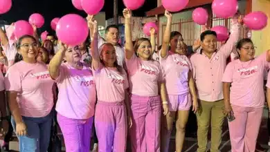 movimiento rosa promueve la prevención del cáncer de mama en kanasín