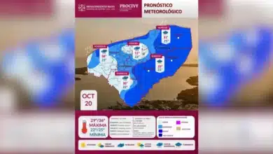 prevén lluvias, fuertes rachas de viento y oleaje elevado en yucatán