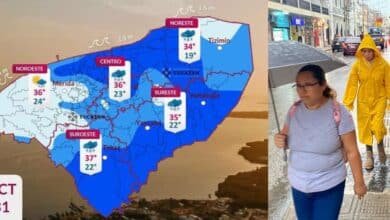 prevén lluvias y temperaturas de hasta 37 grados este sábado en yucatán