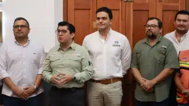 Refuerzan prevención en Progreso ante lluvias por “Isaías”