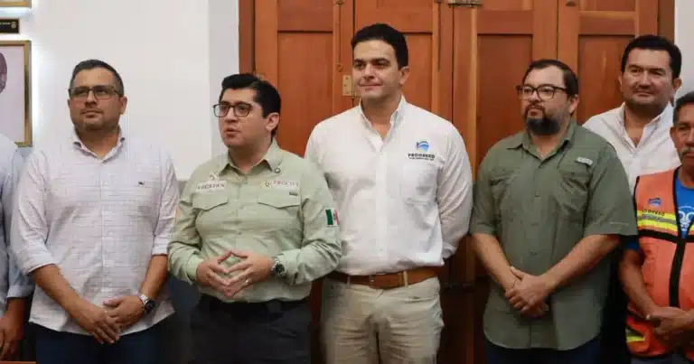 Refuerzan prevención en Progreso ante lluvias por “Isaías”