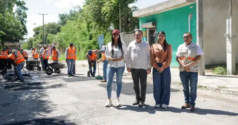 reparan 18 calles y construyen una nueva en el sur de mérida con inversión de 13 millones
