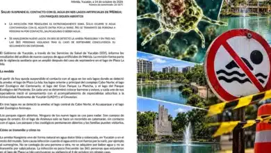 salud suspende el contacto con el agua en seis lagos artificiales de mérida
