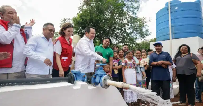 tekax lleva agua potable y saneamiento a comunidades mayas con inversión de 22.5 mdp