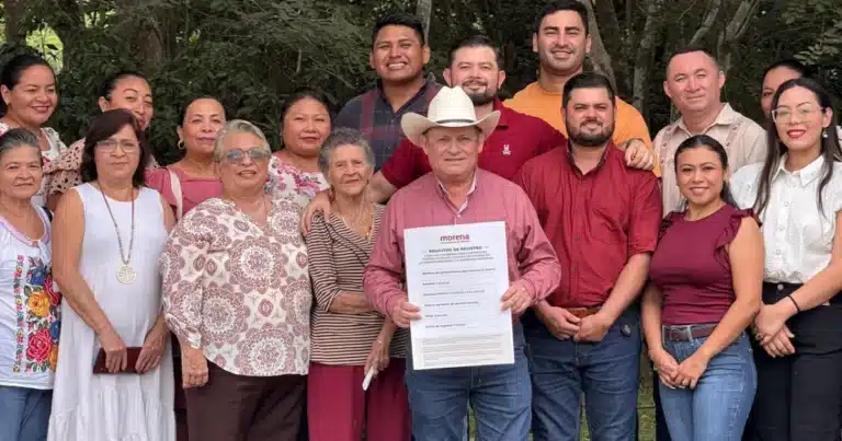 wilmer monforte se registra para coordinar trabajos de morena en el distrito 1