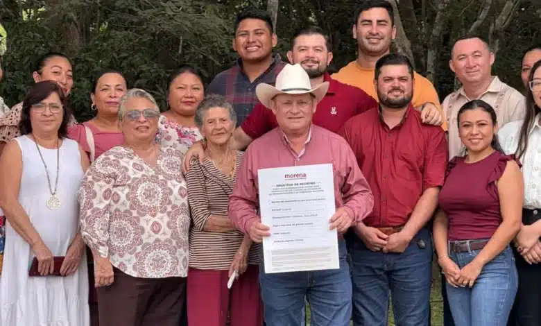 wilmer monforte se registra para coordinar trabajos de morena en el distrito 1